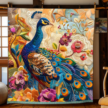 Fancy Peacock WP0609018CL Quilt