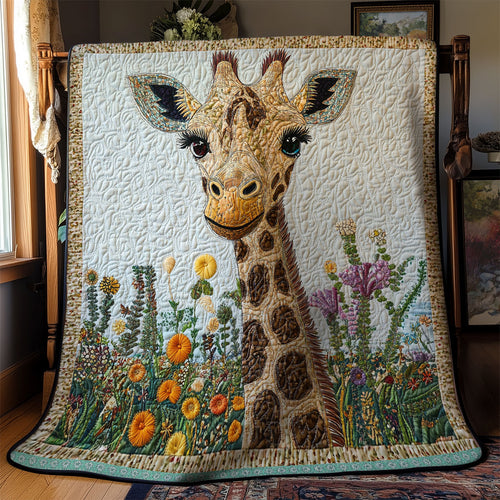 Giraffe Portrait WX1212026CL Quilt