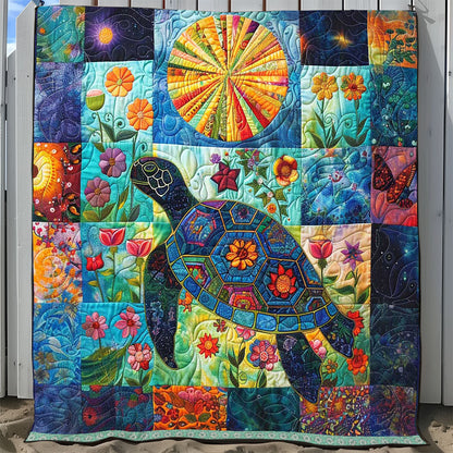 Turtle Patchwork WP3008025CL Quilt