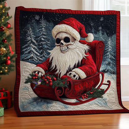 Skull Santa Claus WY0712024CL Quilt