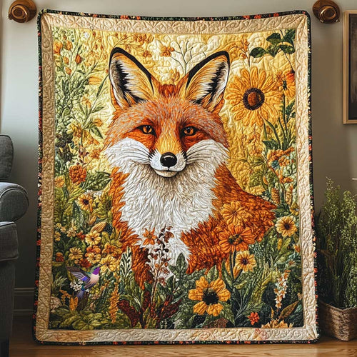 Sunflower Fox WP1511024CL Quilt