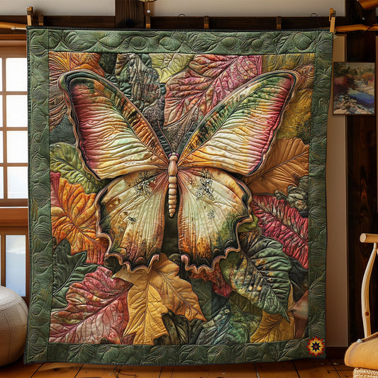 Leaves Butterfly WY1511020CL Quilt