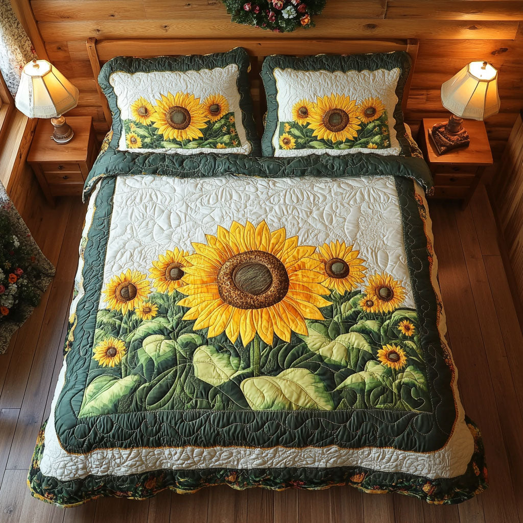 Stunning Sunflower WX0201072CL Duvet Cover Set