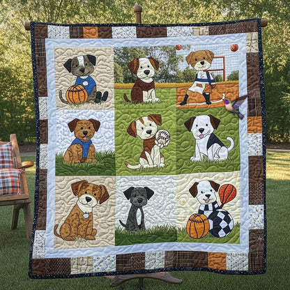 Charming Dog Cuties WN1010075CL Quilt