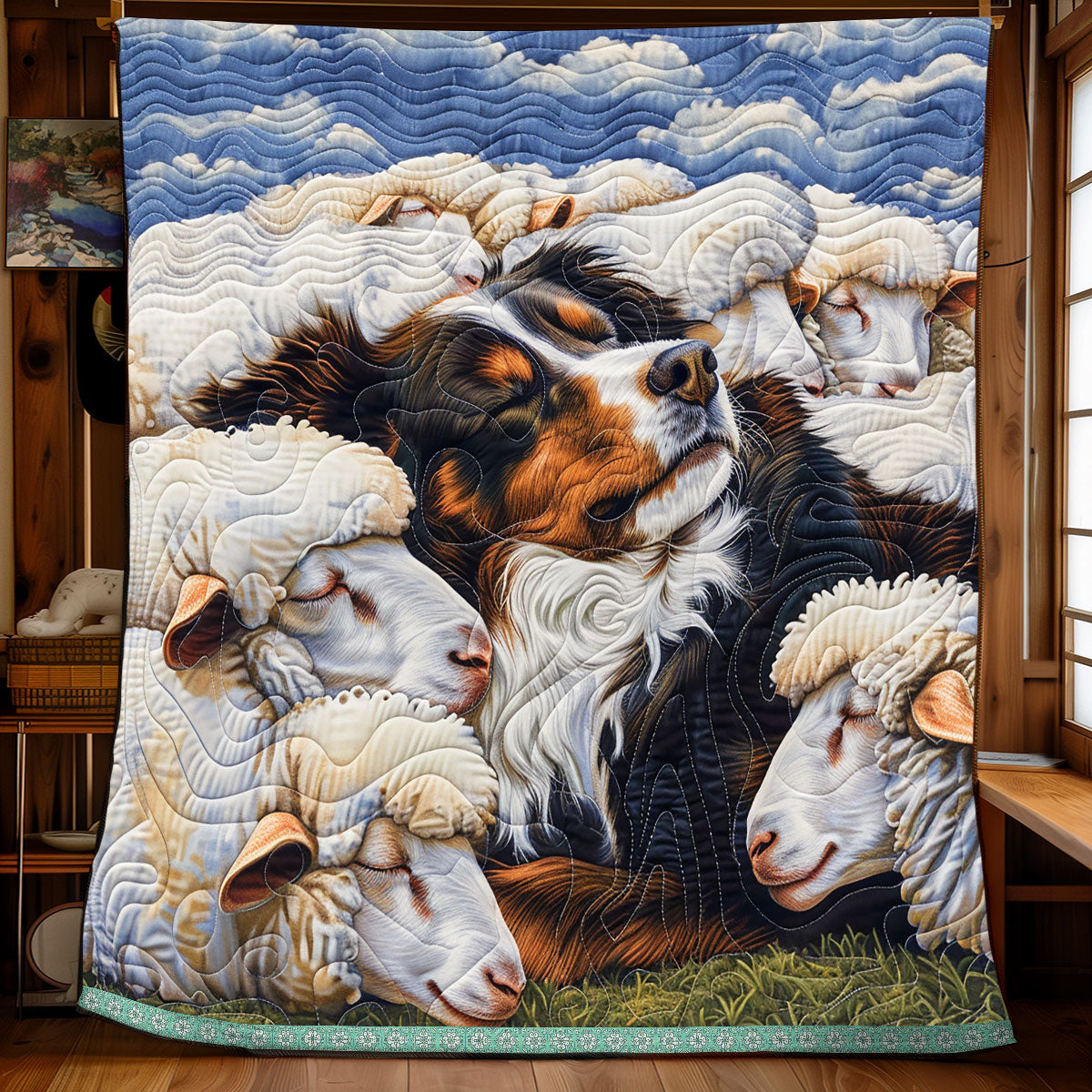 Lovable Sheep Guardian WP0609030CL Quilt