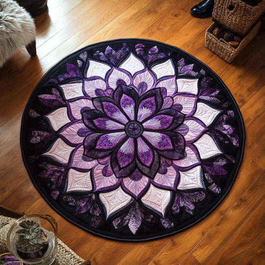 Bloom Mandala CP1505001CL Quilted Round Mat