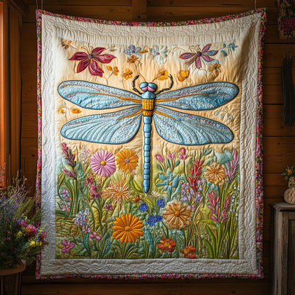 Blooming Dragonfly CW2406004CL Quilt