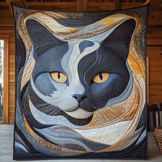 Abstract Cat CP1005016CL Quilt