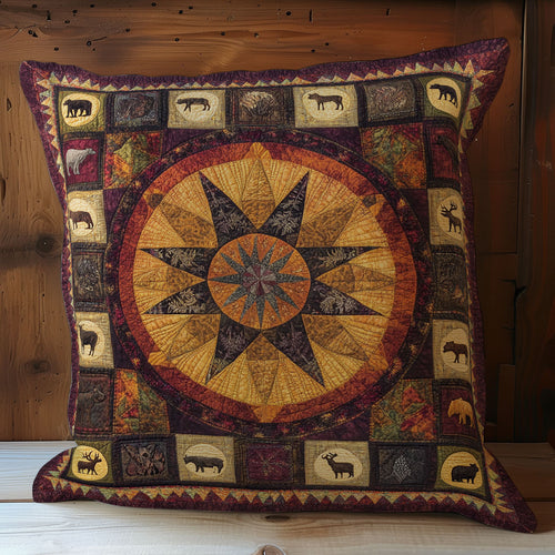 Native American Animal WY0301086CL Quilt Pillow Case