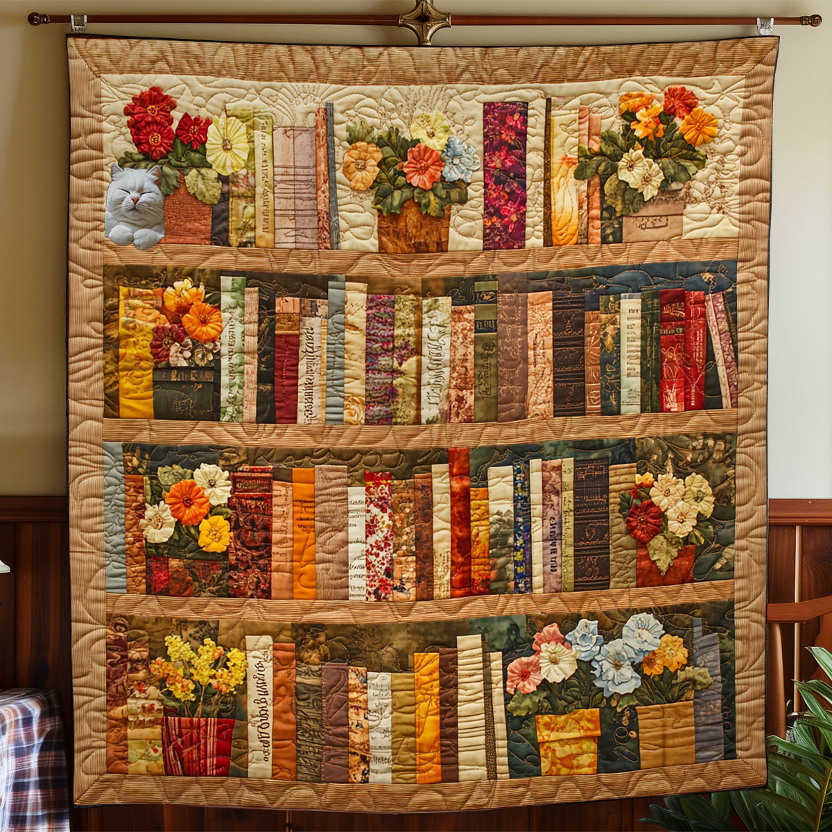 Bookshelf WY2011010CL Quilt