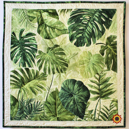 Tropical Leaves WY1311040CL Quilt