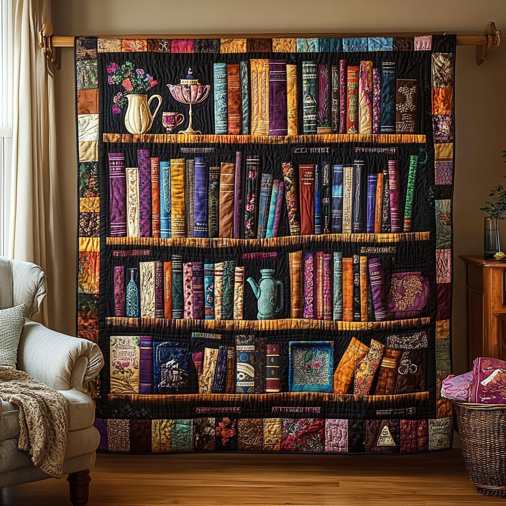Book Lover WG2112003CL Quilt