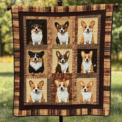 Corgi Snuggle Time WN2709164CL Quilt