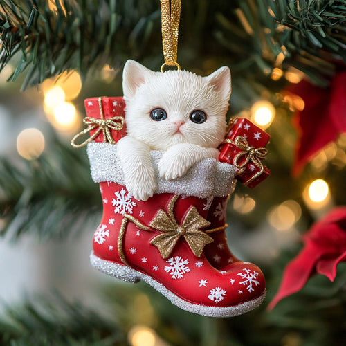 Holly Kitty CP2310015CL Christmas Ornament