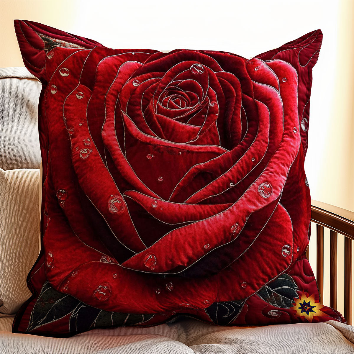 Red Rose WY2911076CL Quilt Pillow Case