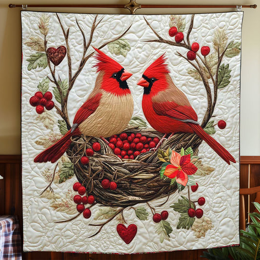 Cardinal Couple WP2312004CL Quilt