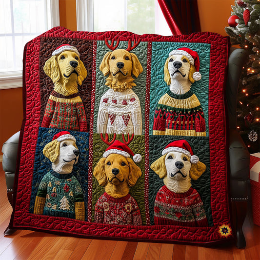 Christmas Golden WY0911018CL Quilt