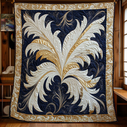 Flower Feather WY0602146CL Quilt