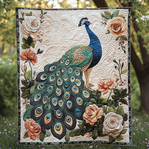 Peacock Flower WT1104069CL Quilt