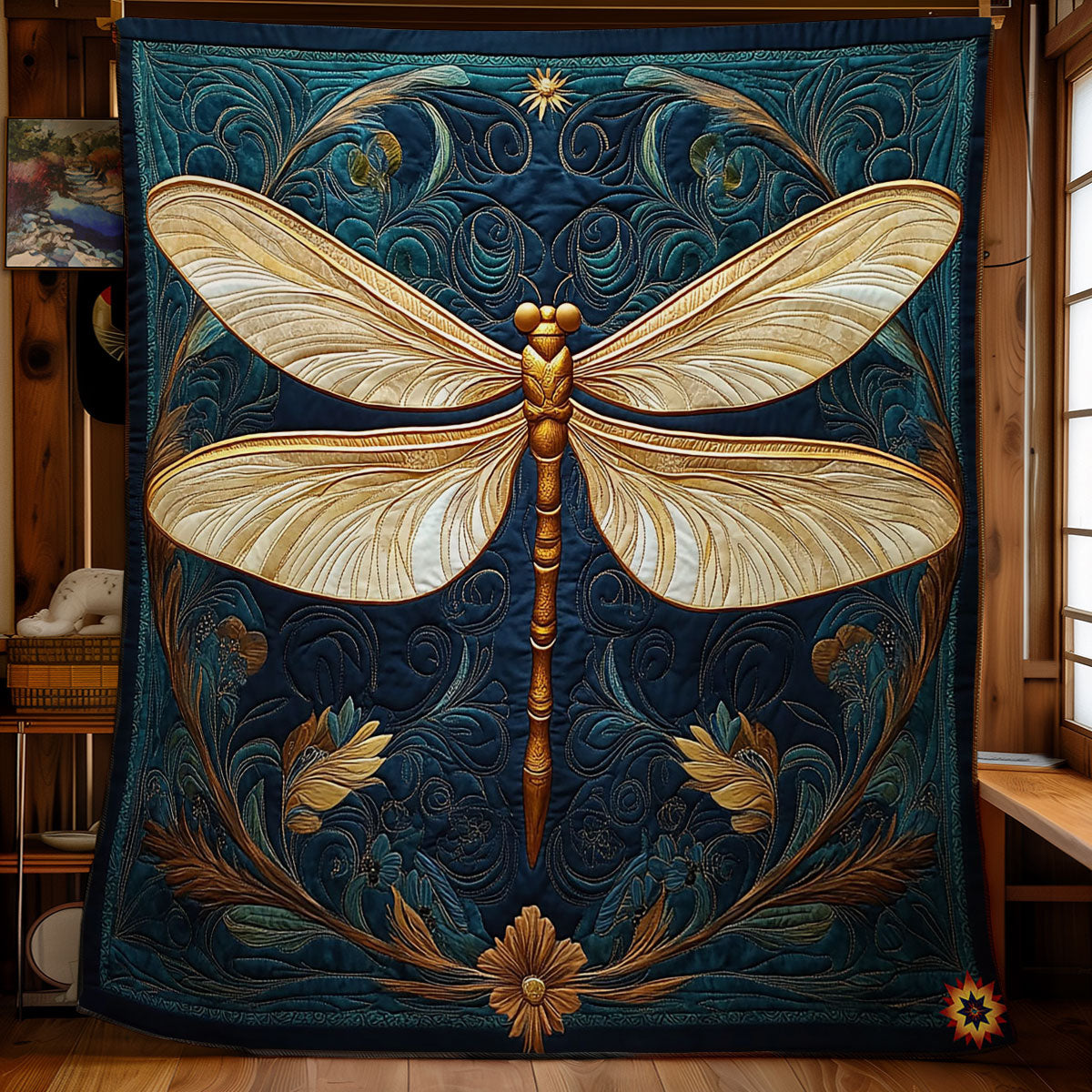 Regal Dragonfly WY0312012CL Quilt