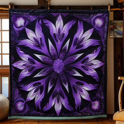 Purple Phantom Blooms WN1309038CL Quilt