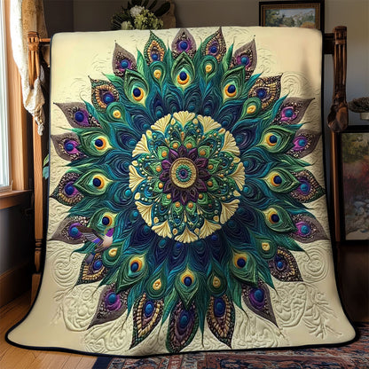 Peacock Mandala WN2111006CL Quilt