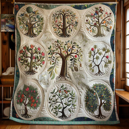 Tree Of Life Verdant Vitality WN1209063CL Quilt