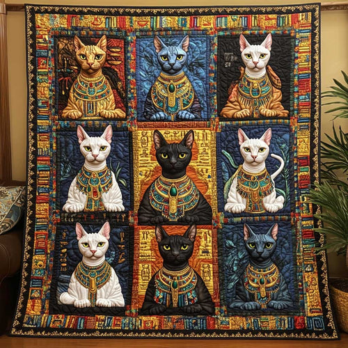 Egyptian Cat Exhibition WP1309013CL Quilt