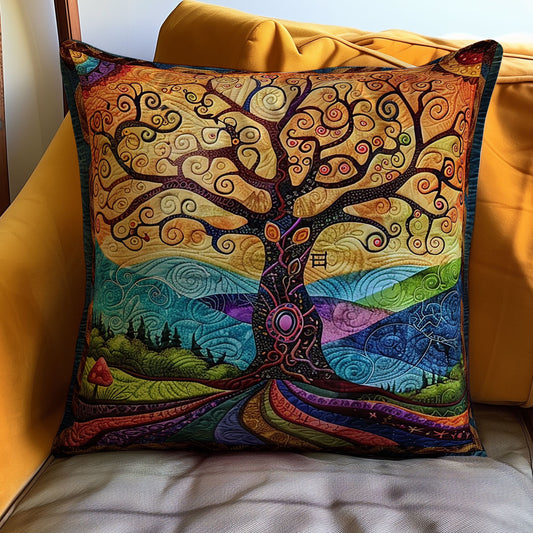 Tree Of Life WJ2210035CL Quilt Pillow Case