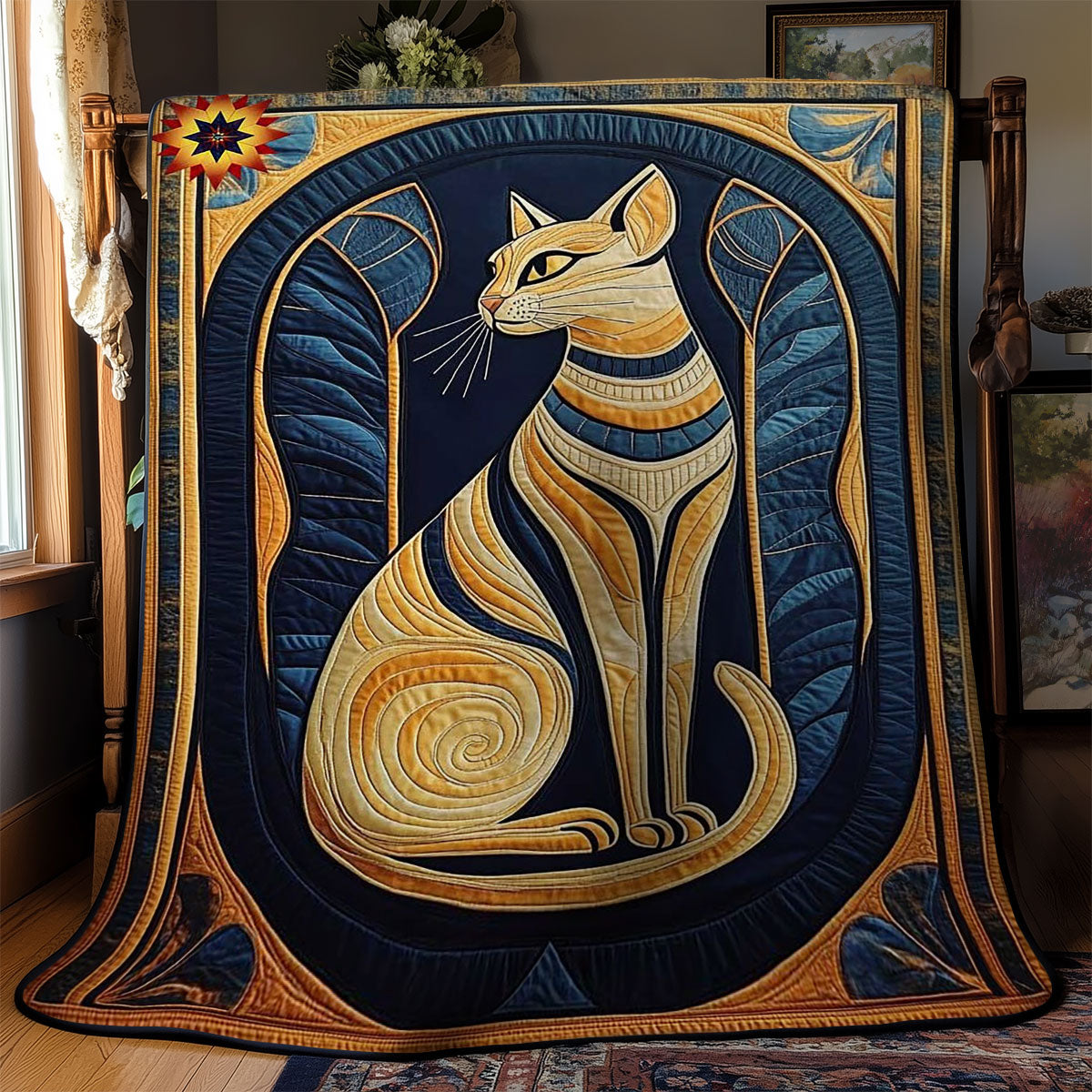 Egyptian Mystic Cat WN1010096CL Quilt