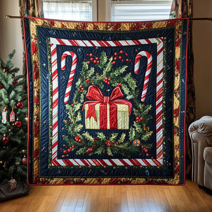 Christmas Candy Cane Gift WJ2210006CL Quilt