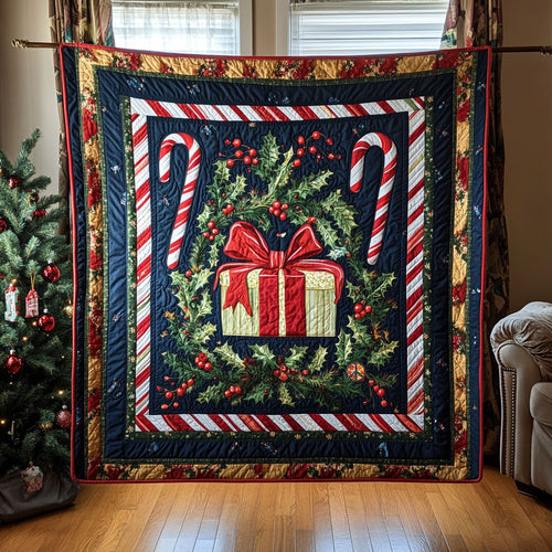 Christmas Candy Cane Gift WJ2210006CL Quilt