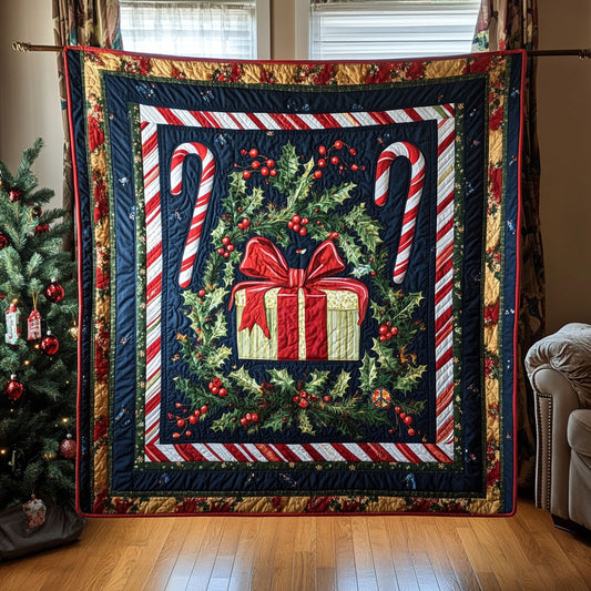 Christmas Candy Cane Gift WJ2210006CL Quilt