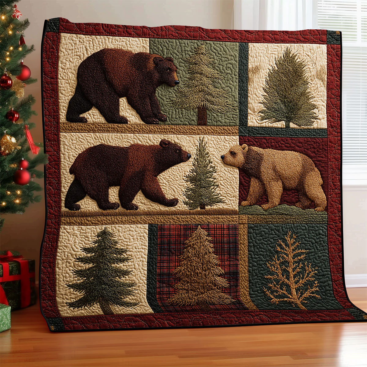Bear in the Forest CW2410003CL Quilt