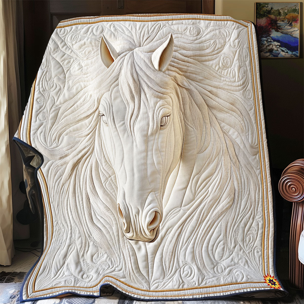 White Horse WY1411029CL Quilt