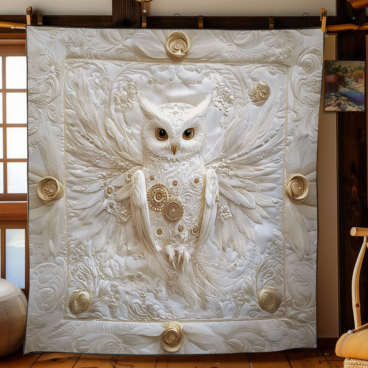 White Owl WY0202084CL Quilt