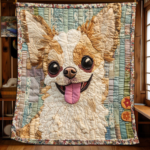 Patchwork Chihuahua XB1303008CL Quilt