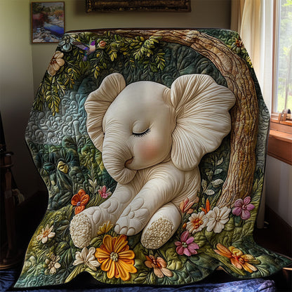 Sleep Baby Elephant WY1511030CL Quilt