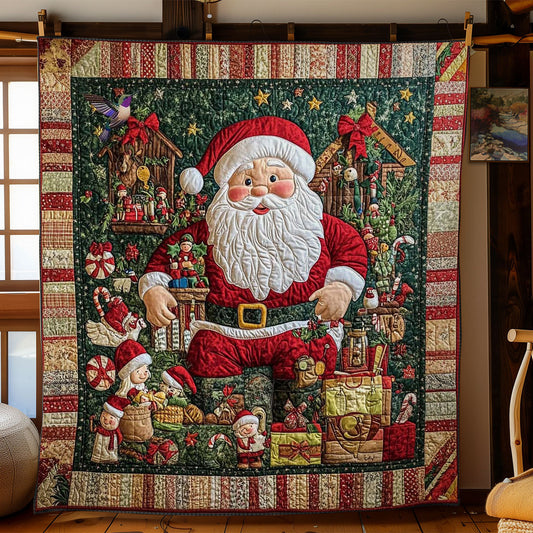 Santa's Cozy WN1411006CL Quilt