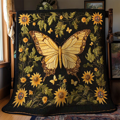 Butterfly And Blooms WN1912027CL Quilt