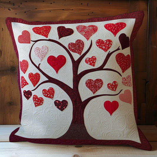 Heart Valentine Tree WY0602093CL Quilt Pillow Case