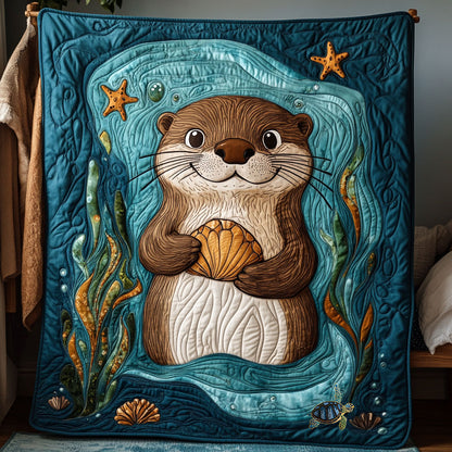 Sea Otter WY1211003CL Quilt