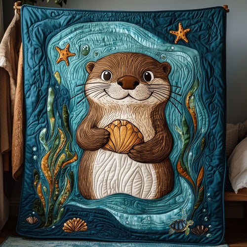 Sea Otter WY1211003CL Quilt