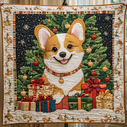 Corgy Mery Christmas YR1710001CL Quilt