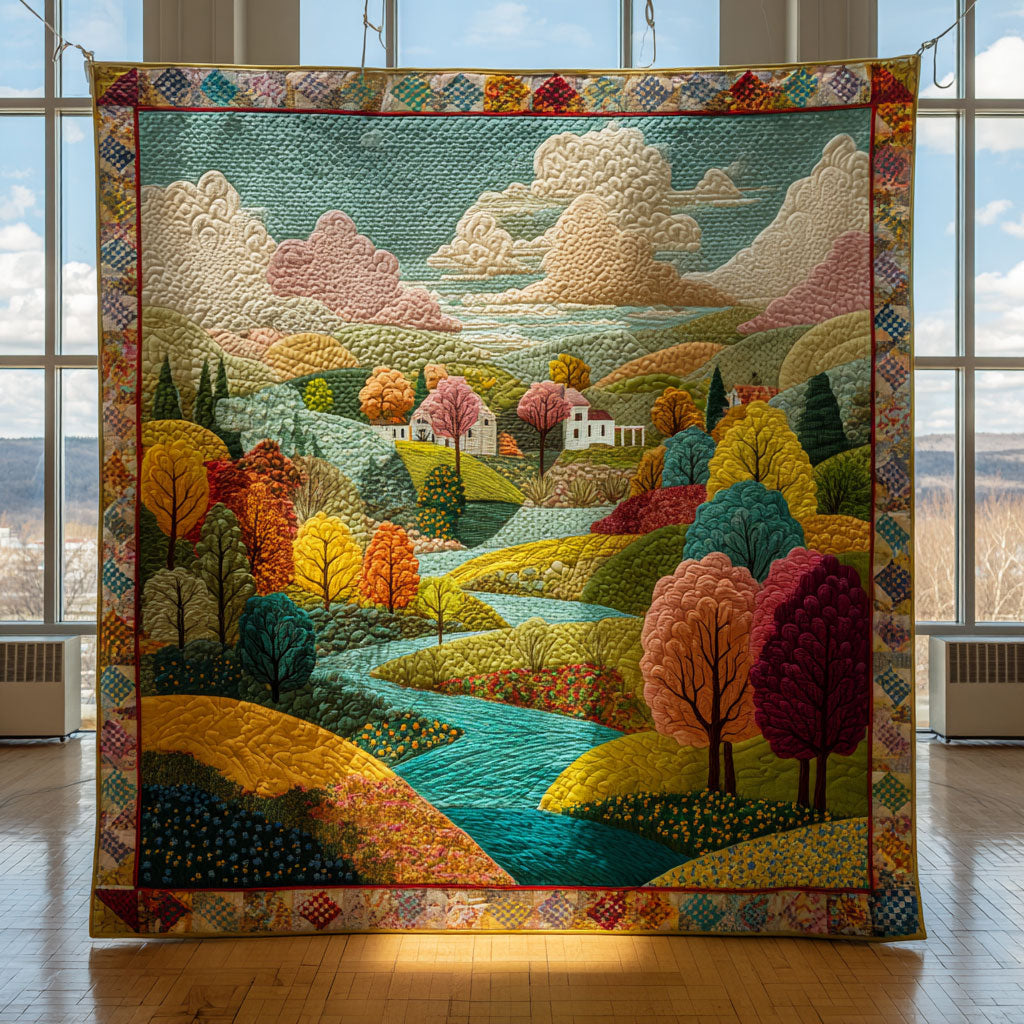 Radiant Hillside Bloom CW1208041CL Quilt