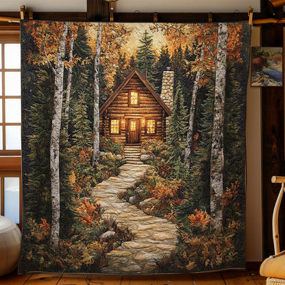 House In Forest WY1302042CL Quilt