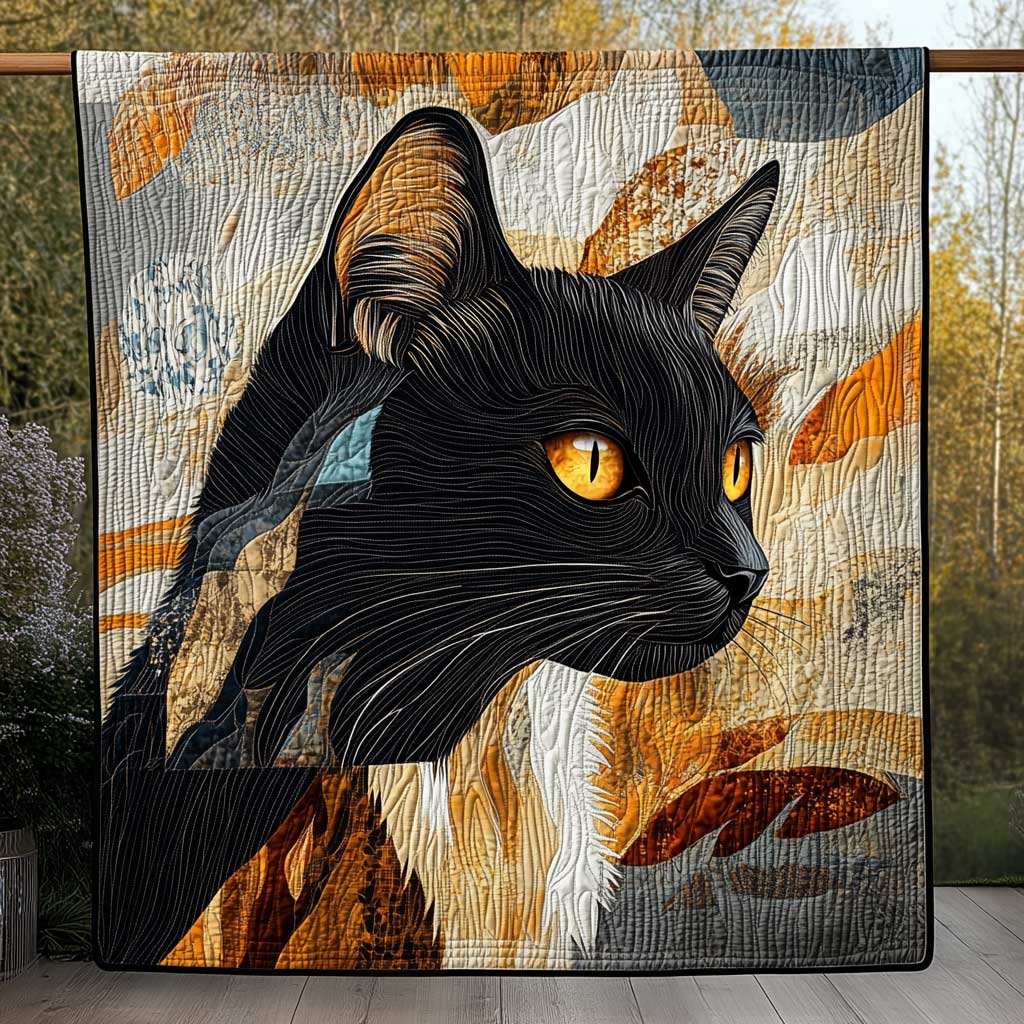 Black Cat Autumn WP1909009CL Quilt