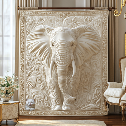 Majestic White Elephant WG2112014CL Quilt