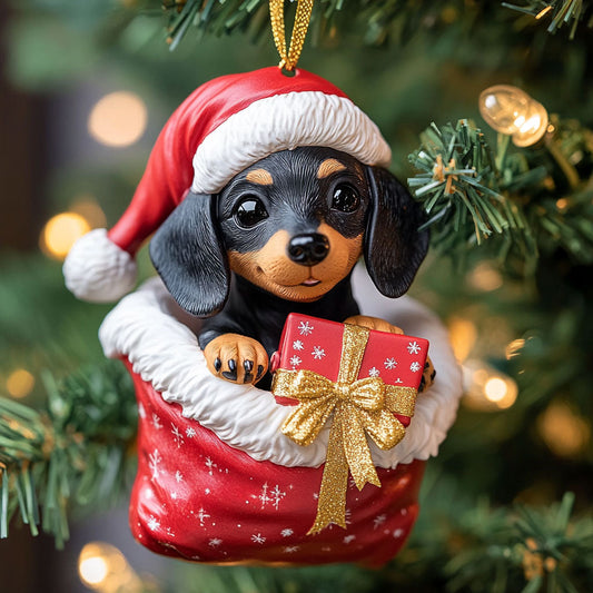 Santa Sausage CP1510043CL Christmas Ornament