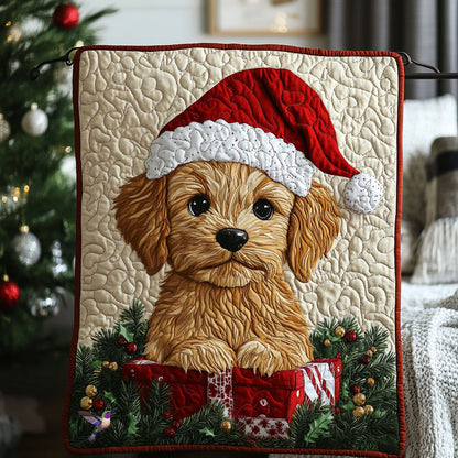 Santa Puppy WY0511007CL Quilt